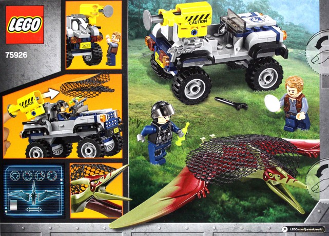 LEGO Jurassic World Pościg za pteranodonem (75926) [KLOCKI]