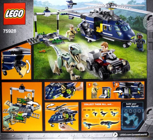 LEGO Jurassic World Pościg za śmigłowcem (75928) [KLOCKI]