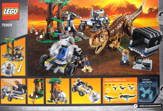 LEGO Jurassic World Ucieczka przed karnotaurem (75929) [KLOCKI]