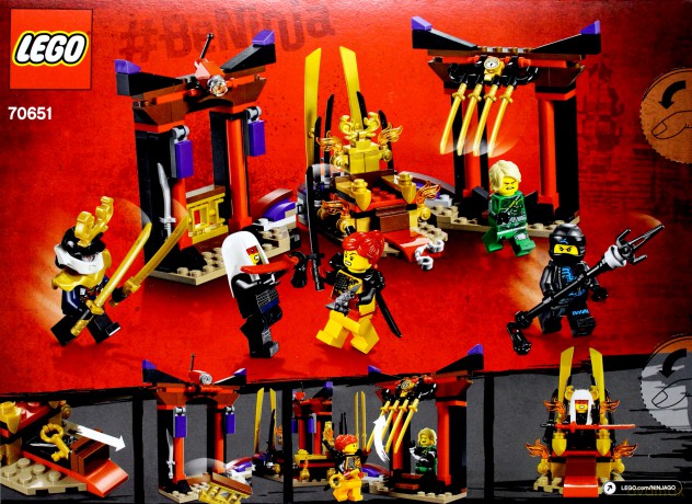 LEGO Ninjago Starcie w sali tronowej (70651) [KLOCKI]