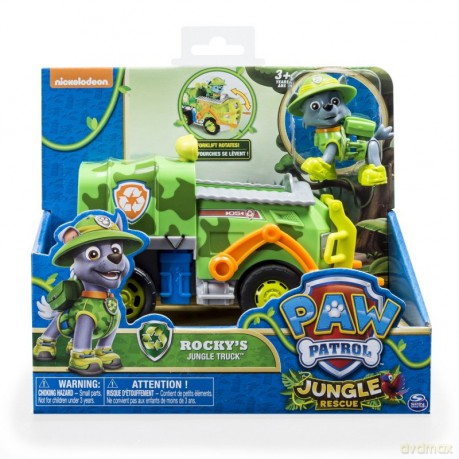 PSI PATROL Pojazd specjalny z figurką Jungle, Rocky [FIGURKA]