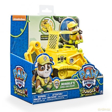 PSI PATROL Pojazd specjalny z figurką Jungle, Rubble [FIGURKA]