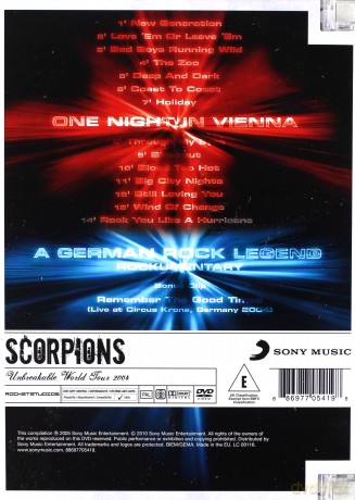 Scorpions: Unbreakable World Tour 2004 - One Night in Vienna Live Visual Milestones (jewel case) [DVD]