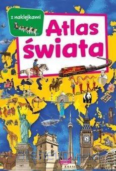 Atlas świata z naklejkami [KSIĄŻKA]