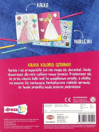 Barbie. Ubrania do kalkowania [KSIĄŻKA]