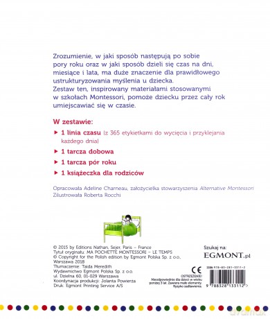 Biblioteczka Montessori. Czas - Adeline Charneau, Roberta Rocchi [KSIĄŻKA]