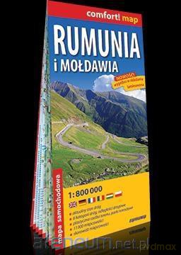 Comfort!map Rumunia, Mołdawia 1:80 0000 mapa 2018