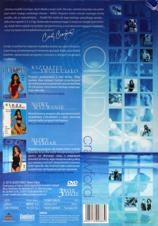 Kolekcja Cindy Crawford: Kształtuj swoje ciało / Nowy wymiar / Nowe wyzwanie BOX [3DVD]