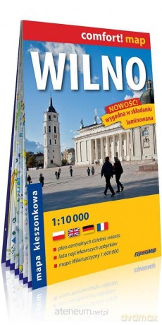 Comfort!map Wilno1:10 000 plan miasta