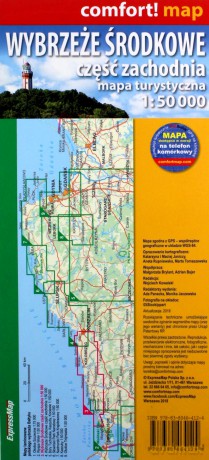 Comfort!map Wybrzeże Środkowe część zachodnia 1:50000 2018