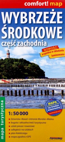 Comfort!map Wybrzeże Środkowe część zachodnia 1:50000 2018