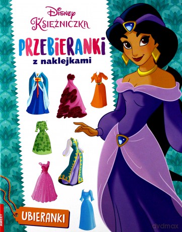 Disney Księżniczka. Przebieranki z naklejkami [KSIĄŻKA]