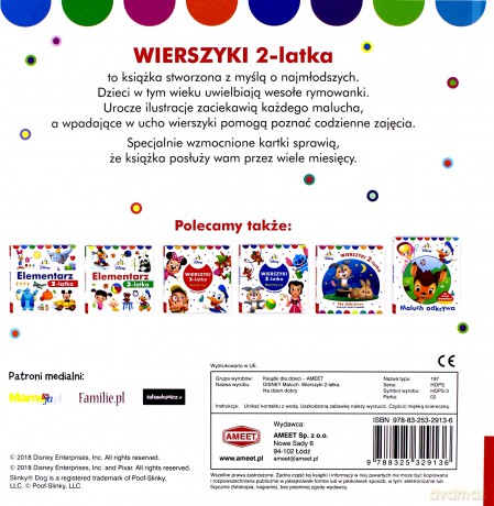 Disney Maluch. Wierszyki 2-latka. Mój dzień - Izabela Mikrut [KSIĄŻKA]