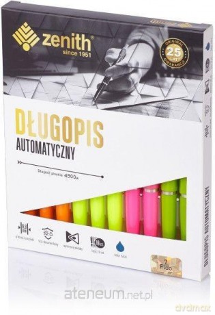 Długopis aut.mix fluo (10 szt)