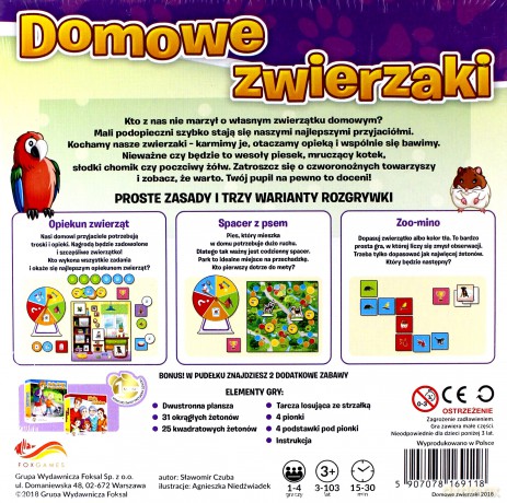 Domowe zwierzaki [GRA PLANSZOWA]