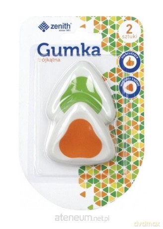 Gumka trójkątna 2 sztuki