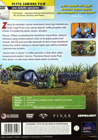 Dawno temu w trawie (Kolekcja Klasyki Pixara) (Disney) [DVD]
