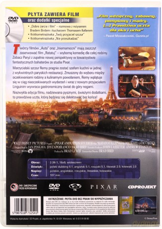 Ratatuj (Kolekcja Klasyki Pixara) (Disney) [DVD]