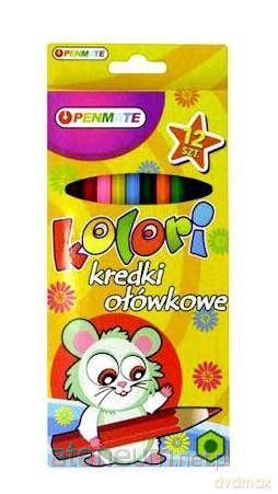 Kredki ołówkowe Kolori 12 kolorów