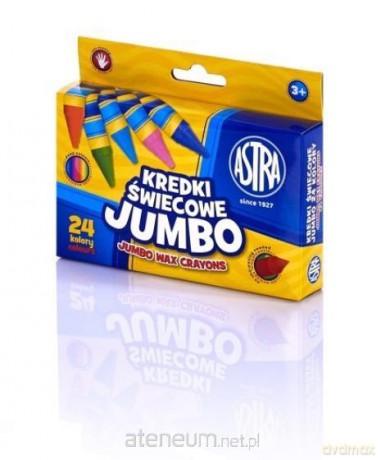 Kredki świecowe Jumbo 24 kolory
