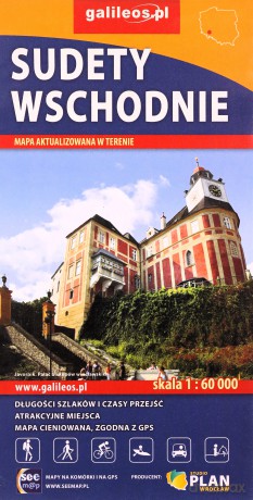 Mapa - Sudety Wschodnie 1:60 000