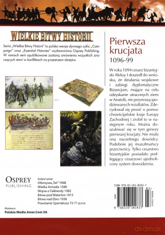 Wielkie Bitwy Historii 03: Pierwsza krucjata 1096-99 [książka]+[DVD]