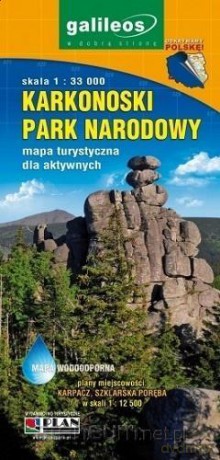 Mapa turystyczna dla aktywnych - Karkonoski PN 1:33 000