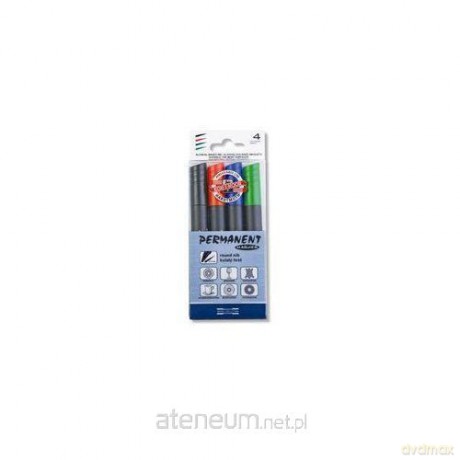 Marker permanentny 4 kolory