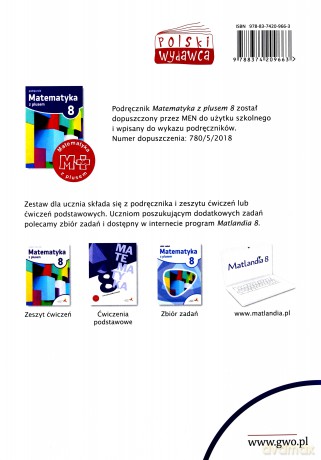 Matematyka Szkoła podstawowa 8 Z Plusem ćwiczenia [KSIĄŻKA]