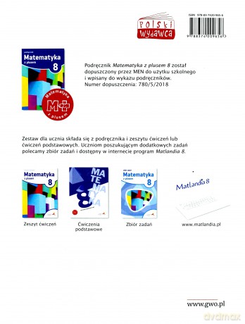Matematyka Szkoła podstawowa 8 Z plusem Ćwiczenia podstawowe [KSIĄŻKA]