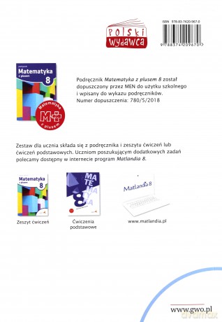 Matematyka Szkoła podstawowa 8 Z plusem Zbiór zadań [KSIĄŻKA]