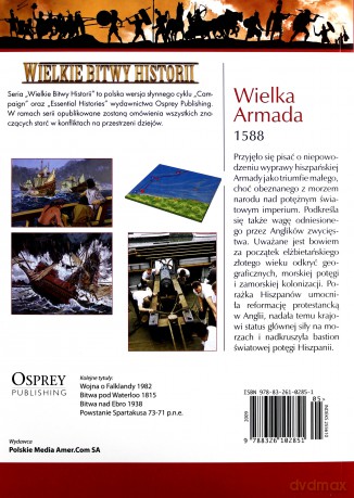 Wielkie Bitwy Historii 05: Wielka Armada 1588 [książka]+[DVD]