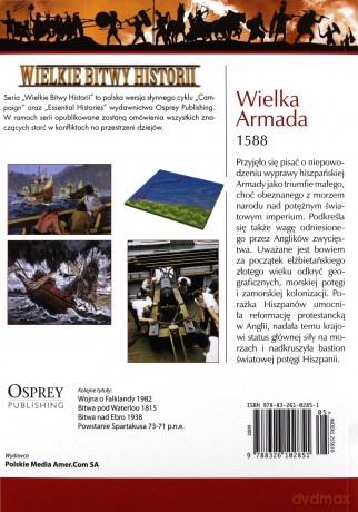 Wielkie Bitwy Historii 05: Wielka Armada 1588 [książka]+[DVD]