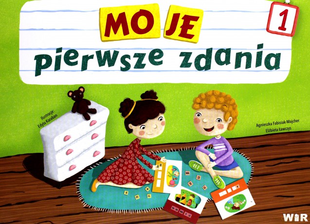 Moje pierwsze zdania 1 Zestaw tablic - Agnieszka Fabisiak-Majcher, Elżbieta Ławczys [KSIĄŻKA]