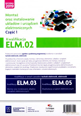 Montaż oraz instalowanie układów elektronicznych EE.03 cz. 1 [KSIĄŻKA]