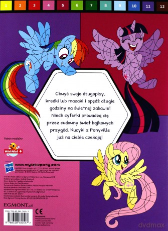 My Little Pony. Pokoloruj według kodu [KSIĄŻKA]