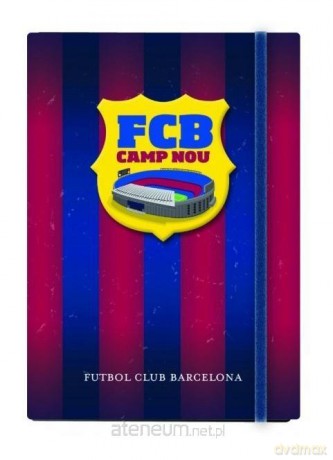 Notes A5 na gumkę Barcelona