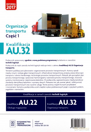 Organizacja transportu Kwal. AU.32. cz.1 [KSIĄŻKA]