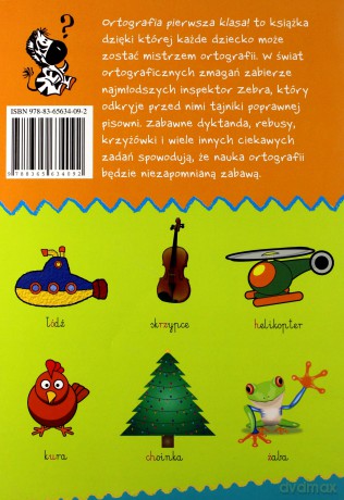 Ortografia pierwsza klasa! Uczymy się pisać [KSIĄŻKA]