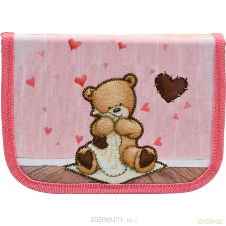 Piórnik 2-klapkowy Popcorn Bear 2
