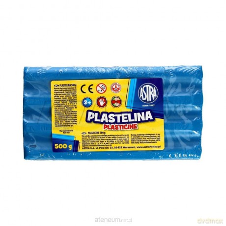 Plastelina niebieska 500 g