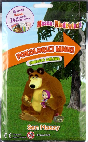 Pokoloruj mnie. Sen Maszy. Masza i Niedźwiedź. [KSIĄŻKA]