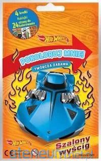 Pokoloruj mnie. Szalony wyścig. Hot Wheels [KSIĄŻKA]