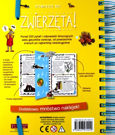 Powiedz mi! Zwierzęta! - Sophie De Mullenheim [KSIĄŻKA]