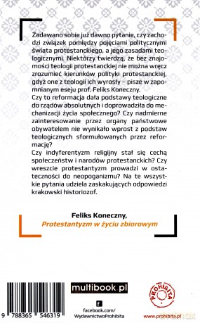 Protestantyzm w życiu zbiorowym - Feliks Koneczny [KSIĄŻKA]