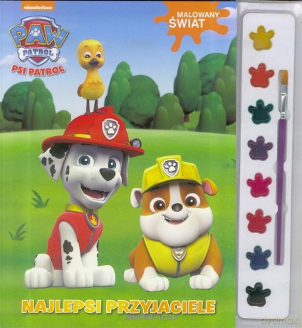 Psi Patrol. Malowany świat. Najlepsi przyjaciele [KSIĄŻKA]