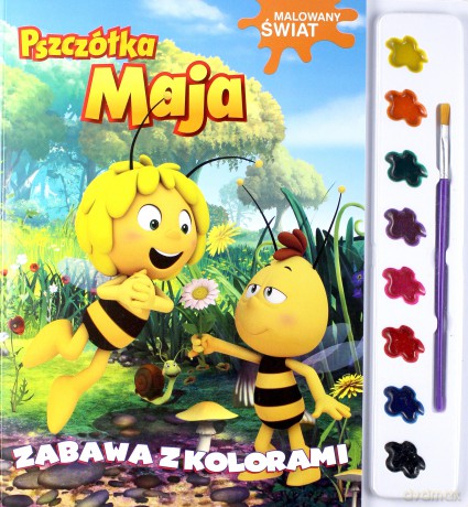 Pszczółka Maja. Malowany świat. Zabawa z kolorami [KSIĄŻKA]