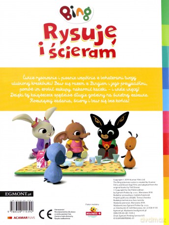 Rysuję i ścieram. Przygoda w parku. Bing [KSIĄŻKA]