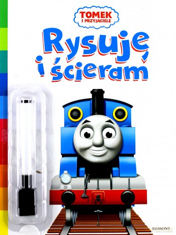 Rysuję i ścieram. Tomek i przyjaciele. [KSIĄŻKA]