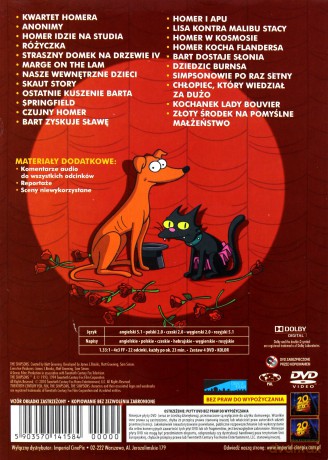 Simpsonowie sezon 5 [4DVD]